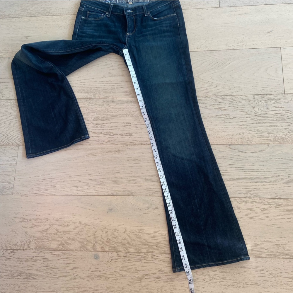 PAIGE Laurel Canyon Bootcut Jeans 29 Long 33.5 Inseam Low Rise Y2K Tall EUC - Picture 10 of 10